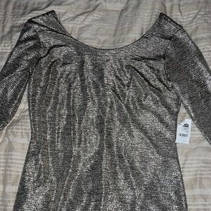 Charlotte Russe Long Sleeve Mini dress semi low back cut